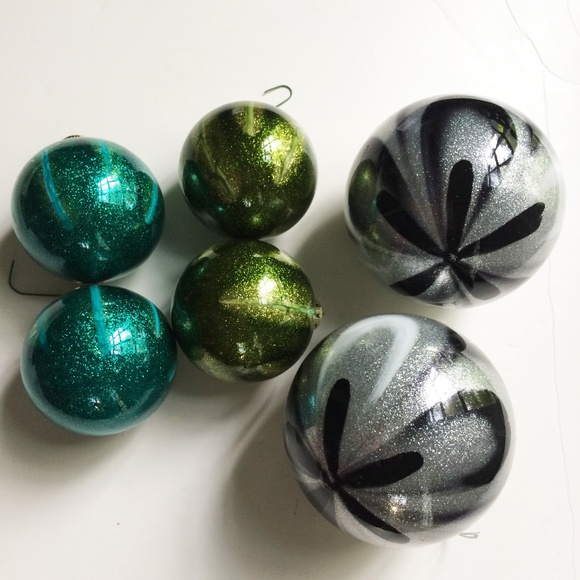 Krebs Other - 6 Glass Christmas Ornaments Krebs and Onsco